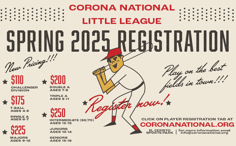 SPRING 2025 REGISTRATION NOW OPEN